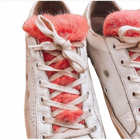 Golden Goose Pink Fur Tongue 39 - Picture 5 of 6